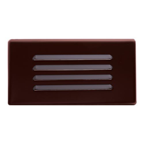 ELCO Lighting ELST21BZ LED Step Light with Angled Louver 2W 3000K 120V - Bronze Finish - Sonic Electric