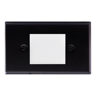 ELCO Lighting ELST66B Mini LED Step Light with Frosted Acrylic Lens 0.8W, 3000K, 120V - Black Finish
