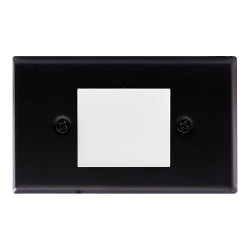 ELCO Lighting ELST66B Mini LED Step Light with Frosted Acrylic Lens 0.8W, 3000K, 120V - Black Finish - Sonic Electric