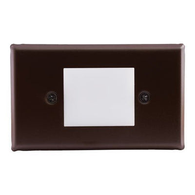 ELCO Lighting ELST66BZ Mini LED Step Light with Frosted Acrylic Lens 0.8W, 3000K, 120V - Bronze Finish