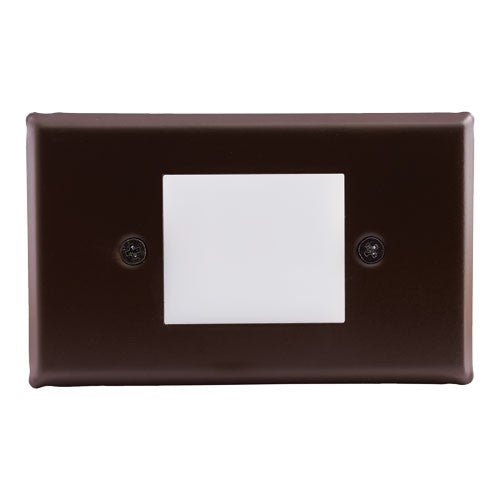 ELCO Lighting ELST76BZ Mini LED Step Light with Frosted Acrylic Lens 0.8W 3000K 12V - Bronze Finish - Sonic Electric