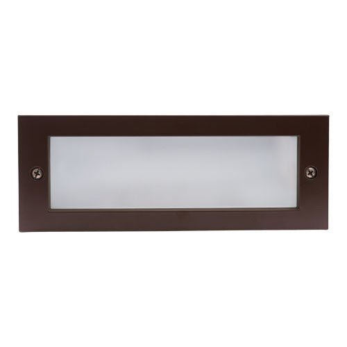 ELCO Lighting ELST83BZ LED Brick Light with Open Faceplate 5.4W, 3000K, 340lm, 120V - Bronze Finish - Sonic Electric