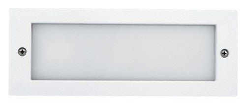 ELCO Lighting ELST84W High Tech LED Brick Light with Open Faceplate 12W 3000K 1000lm 120V - White Finish - Sonic Electric