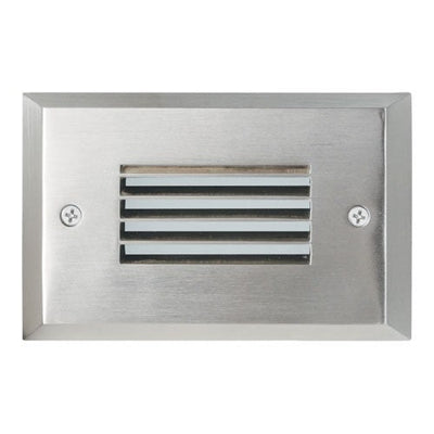ELCO Lighting ELST9730N Mini LED Step Light with Angled Louver 2W 3000K 120V - Nickel Finish