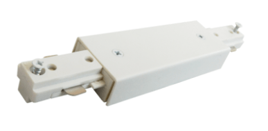Elco Lighting EP803W Straight Connector Track Accessory - White Finish - Sonic Electric