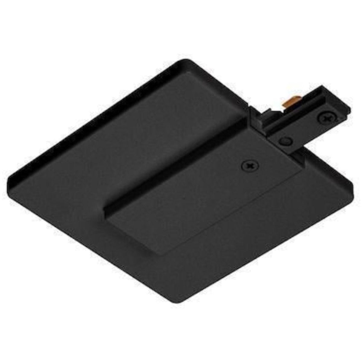 Elco Lighting EP810B End Feed Kit Track Accessory - Black Finish - Sonic Electric