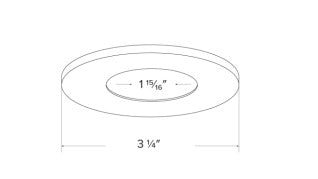 ELCO Lighting ERT2RB Reflector Baffle & Flexa Trims Accessories for 2" LED Elm Downlights - Black Finish - Sonic Electric