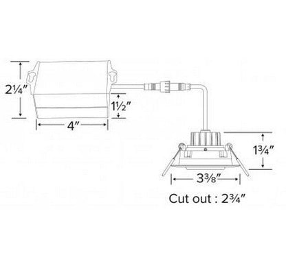 ELCO Lighting ERT31830BZ Elm System 3" Ultra Slim LED Gimbal Lights 600lm - Bronze Finish - Sonic Electric