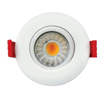 ELCO Lighting ERT31830W Elm System 3" Ultra Slim LED Gimbal Lights, 600lm - White Finish - Sonic Electric