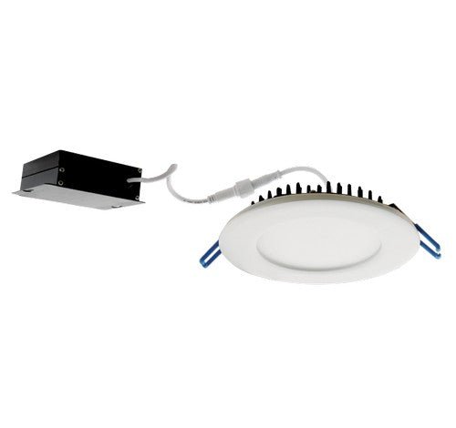 ELCO Lighting ERT41230W 12W 4" Ultra Slim LED High Lumen Round Panel Light 3000K, 750lm - White Finish - Sonic Electric