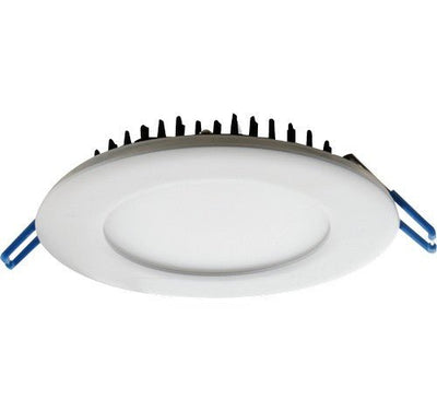 ELCO Lighting ERT41DX30W 12W 4" Commercial Ultra Slim LED High Lumen Round Panel Light 3000K, 750lm - White Finish