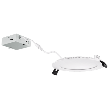 Elco Lighting ERT612CT5BZ 6" Ultra Slim LED Round Panel Light, 15W, 950LM, 5 - CCT 2700K - 5000K - Bronze Finish - Sonic Electric