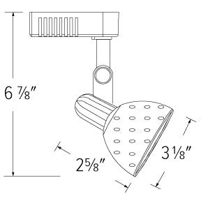 ELCO Lighting ET534B Electronic Low Voltage Clasp Track Fixture 50W 12V - Black Finish - Sonic Electric