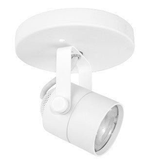 ELCO Lighting ET579L30W LED Cleat Monopoint Track Fixture 10W 3000K 730lm 120V - White Finish - Sonic Electric
