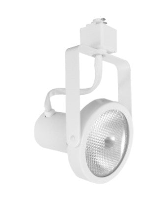 Elco Lighting ET630W 120V Line Voltage Gimbal Ring Track Fixture - White Finish - Sonic Electric