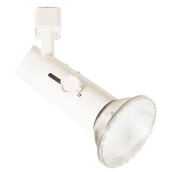 Elco Lighting ET642W 120V Line Voltage Universal Track Fixture - White Finish - Sonic Electric
