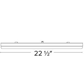 ELCO Lighting ETL2140W LED Tarbuck Linear Track Fixtures 18W 4000K 1500lm 120V - White Finish - Sonic Electric