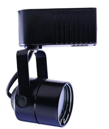 ELCO Lighting ETLD528B Low Voltage LED Cylinder Track Fixture, 50W, 12V Triac - Black Finish - Sonic Electric