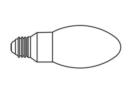 Elco Lighting MVR400 Single 400W ED28 Mogul Base Metal Halide Lamp - Sonic Electric