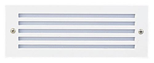 Elco Lighting PST1W Brick Grill Faceplate Replacement - White Finish - Sonic Electric