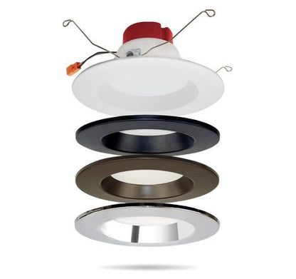 ELCO Lighting RMLD6C 5" or 6" Cover Plate Color Trims - Chrome Finish - Sonic Electric