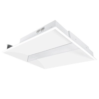 Envision LED - CBT - TL - 2X2 - 3P40 - 4CCT - 24W - 50K, 120/277V, 2x2 LED Center Basket Thin LuxLume Troffer - White - Sonic Electric