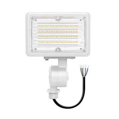 Envision LED - FL - 15W - TRI - WH - KNYK - PC, 120 - 277V, Mini Area Floodlights XS - Line - White - Sonic Electric