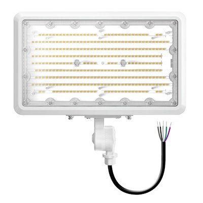 Envision LED - FL - 3P100 - TRI - WH - KNYK - PC, 120 - 277V, Mini Area Floodlights XS - Line - White - Sonic Electric