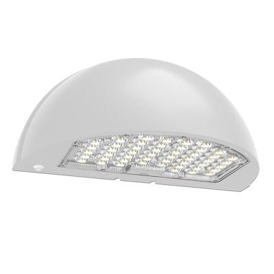 Envision LED - WPFC - SC - 3P80 - TRI - WH - PC, 120 - 347V, Semi - Circle Full Cut Off Wall Pack CIRCLE - Line - White - Sonic Electric