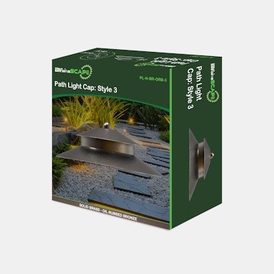 Envision PL - H - BR - ORB - 3 Path Light Cap: Style 3 - Oil Rubbed Bronze - Sonic Electric