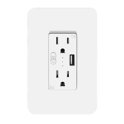 Envision S - WS - 120V - USB - SL Wall Mounted x SILVAIR Enabled - White - Sonic Electric