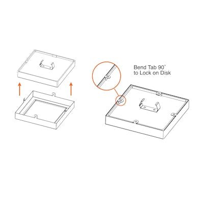 Envision SLDSKSQ - 5 - TRIM - BNI 5" Snap on Trim Brushed Nickel - Brushed Nickel - Sonic Electric