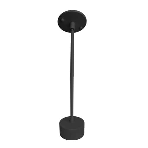 Envision STM - JBX - 6 - BLK, 2' / 4' / 6' Pendant Stem Mount (Adjustable Length) - Black - Sonic Electric