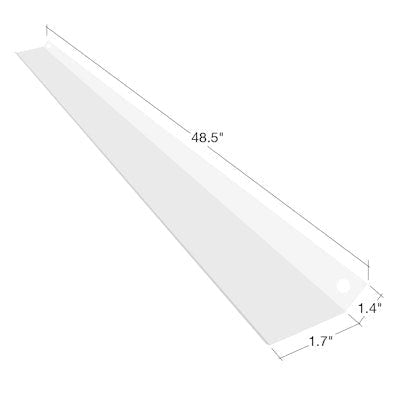 Envision T8 - 4FT - RF, 4 ft symetric white reflector, 4FT Symetric White Reflector - White - Sonic Electric