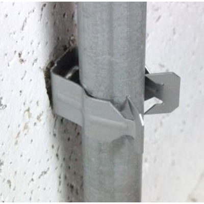 Orbit F8P Conduit Clamp, Push In, 1/2" EMT, 9/32" Plain Hole