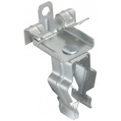 Orbit F16P58 Conduit To Flange Clip, Bottom Mount, 1" EMT, 5/16" -1/2" Flange Push In