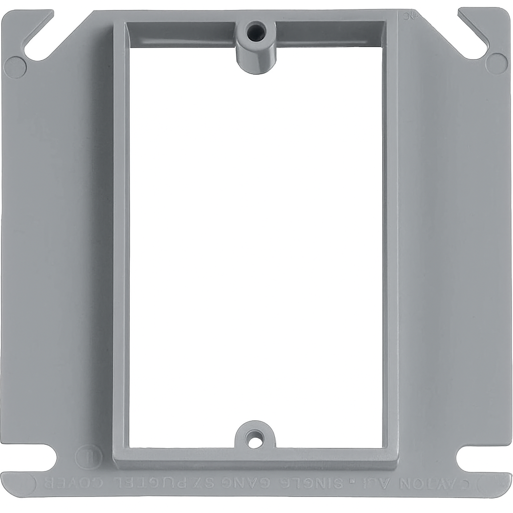 Malibu MapleBox™ P41C-50 One-Gang 1/2" Raised Square Cover, 3.5 Cubic