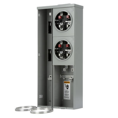 Siemens WEP2211 Uni-PAK Metering Panel – 2-Gang, 200A, Ring-Type, EUSERC Rated