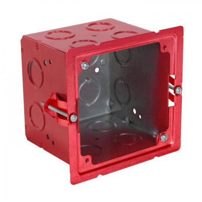 Orbit FA-UCIA-4S Cut-In Adapter For 4" Square Box In Red Paint
