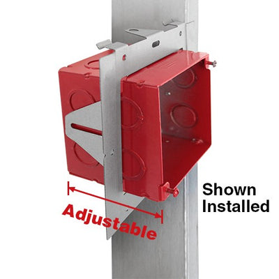 Orbit FA-UMAB Fire Alarm 4" Square 3-1/2" Deep Box Adjustable From 0" - 1-1/2"