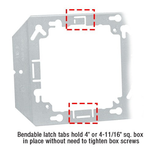 Orbit FMB-16 Fixed Position Box Mount Bracket For 16" Stud - Galvanized