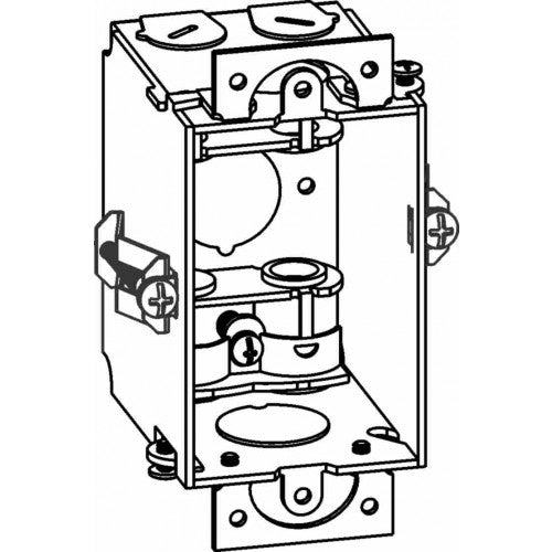 Orbit GB-1-MC-OW 1-Gang Gangable Old-Work MC Box 2-1/2" Deep - Galvanized