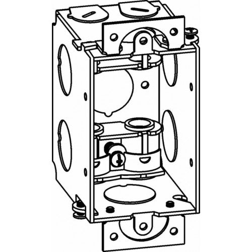 Orbit GB-1-MC 1-Gang Gangable Switch Box 2-1/2" Deep MC Type - Galvanized