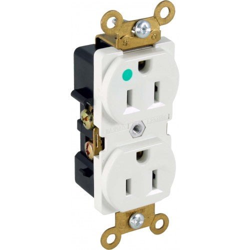 Orbit HR15-I 15A Hospital Grade Duplex Receptacles - Ivory