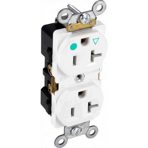 Orbit IGR20-I 20A I/G Industrial Duplex Receptacles - Ivory