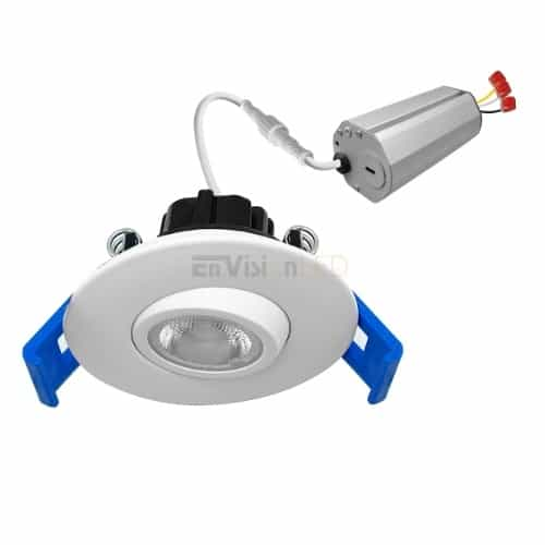 Envision LED-DLJBX-ADJ-2-5W-50K 2" Gimbal Downlight: SnapTrim-Line