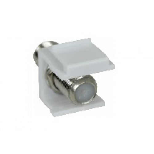 Orbit KJF-W Keystone Jack F-Connector - White