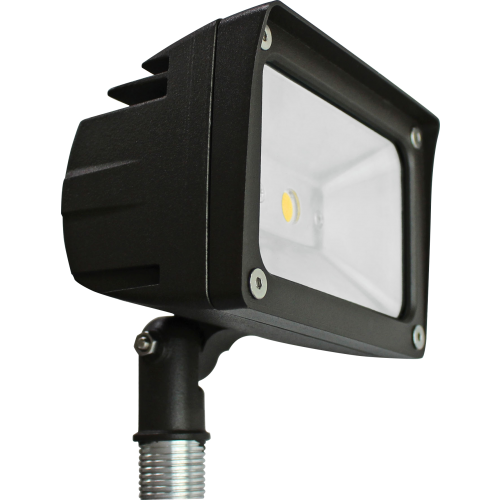 Orbit LFL3-10W-CW-KN Premium LED Flood Light With Knuckle 10W 120-277V 5000K - Black