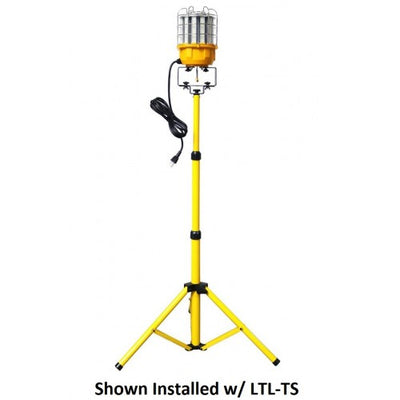 Orbit LTL-100W-CW LED Temporary Light, 10ft Male Plug, Female Receptacle, 100W, 5000K