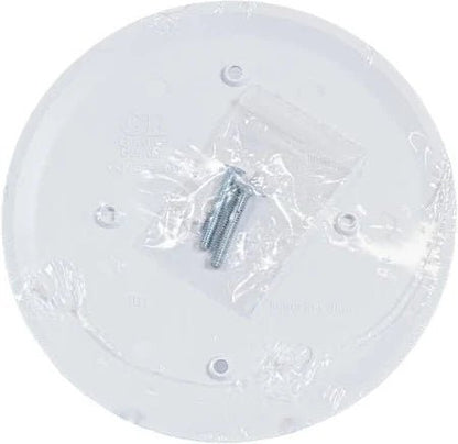 Malibu MapleBox™ CBC2 5" Two - Screw Round Ceiling Box Cover - White Finish - Sonic Electric